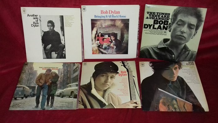 Bob Dylan - 6 Fantastic Dylan's Records. Great Condition ! - LP's - 1982/1970