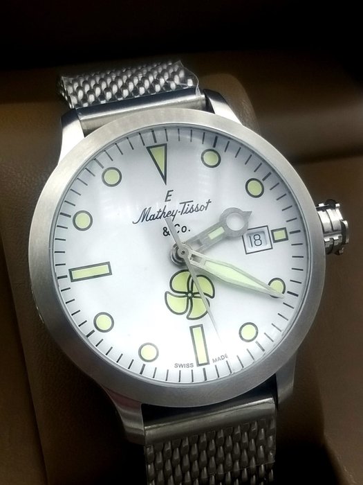 Preview of the first image of Mathey-Tissot - Automatic - Elica "Propeller" - Limited Edition 100 pieces - Men - 2021.
