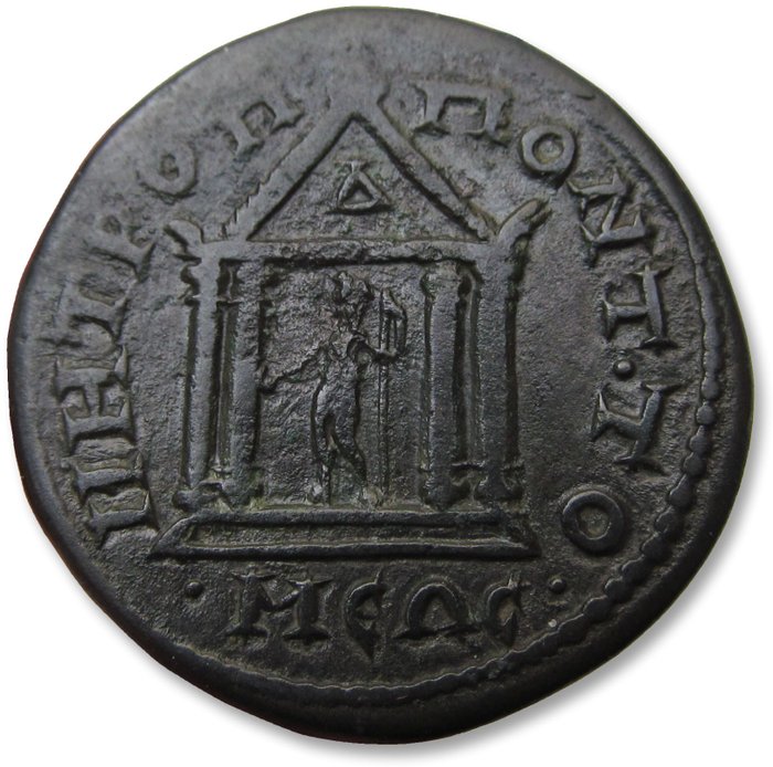 Roman Empire (Provincial). Geta (AD 209-211). Æ 26mm provincial coin,  Moesia Inferior, Tomis mint