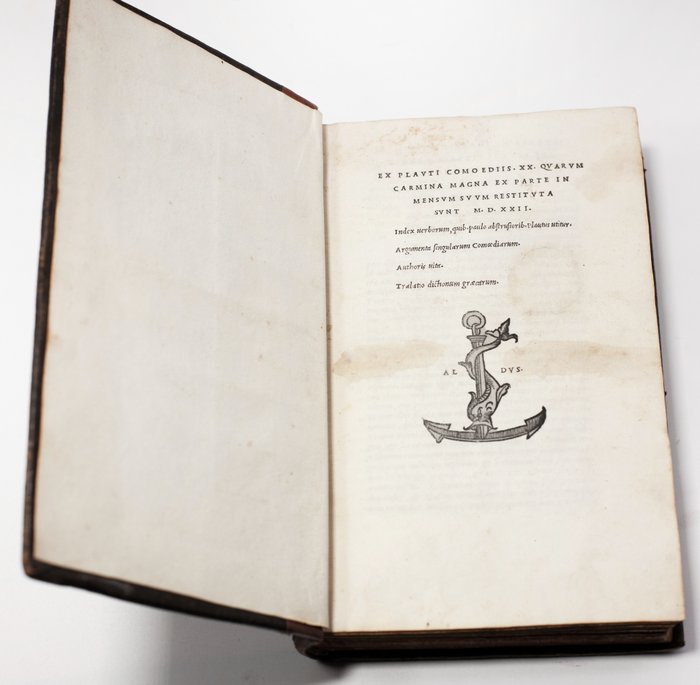 Plautus / Erasmus Roterodamus - Ex Plauti Comoediis. XX. Quarum carmina magna ex parte in mensum suum restituta sunt - 1522