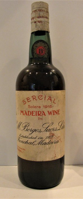 1915 Solera Borges Sercial - Madeira - 1 Bottle (0.75L)