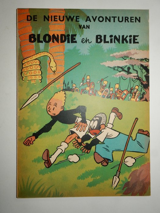 Blondie en Blinkie 1 - De nieuwe avonturen van Blondie en Blinkie - Softcover - First edition - (1951)