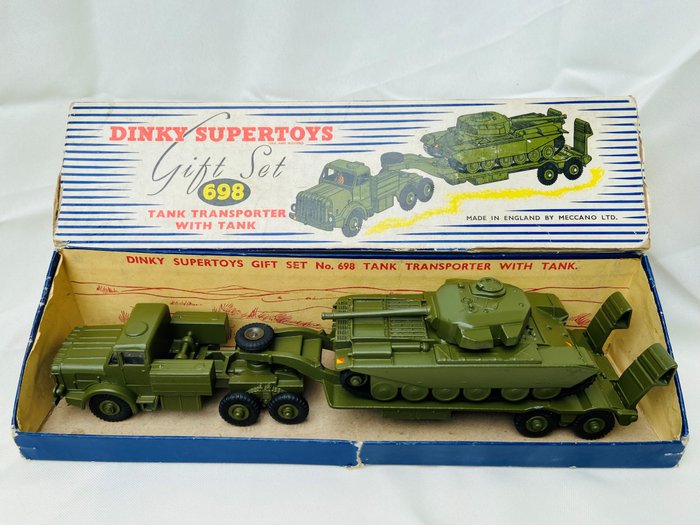 Dinky Toys - 1:43 - Gift Set Tank Transporter With Tank - no. 698