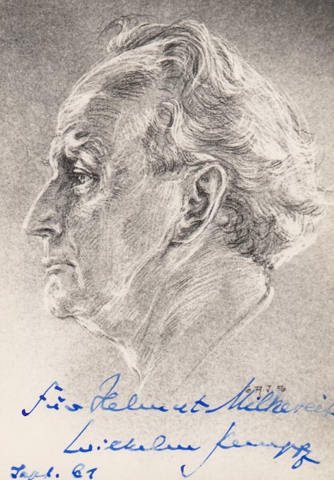 Wilhelm Kempff - Pianist und Komponist - Original-Autogramm auf Foto-Ansichtskarte - 1961