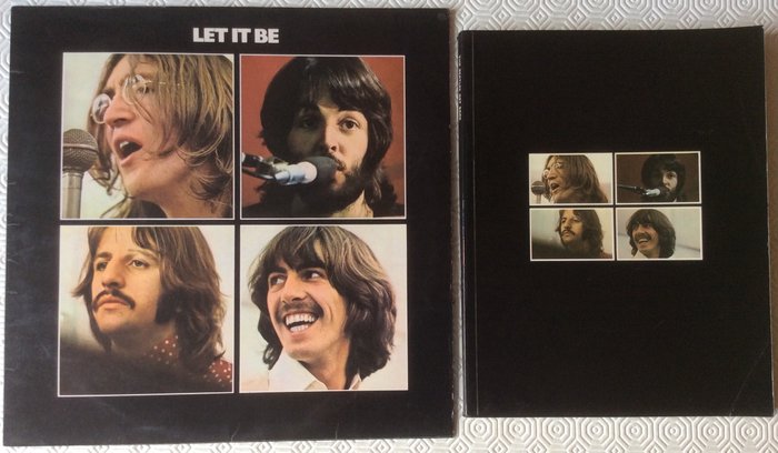 Beatles - Let it be - 45-toerenplaat (Single), Beperkte oplage, Boek, LP Album - 1969/1982
