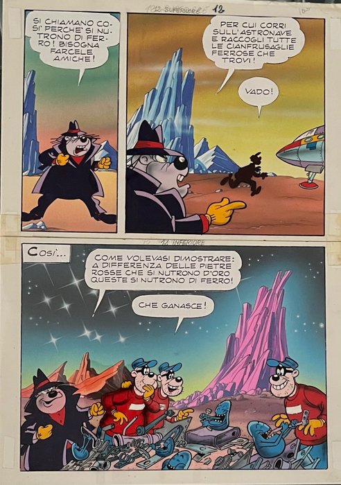 Donald Duck - Chierchini, Giulio - Tavola originale - (1990)