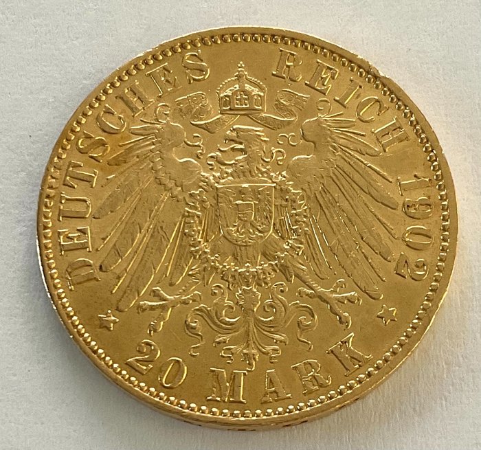 Duitsland. 20 Mark 1902 A - Wilhelm II