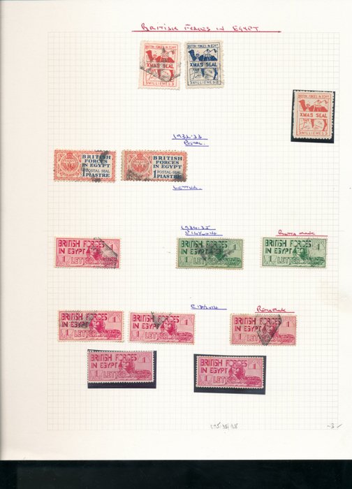 Ägypten (U.A.R.) 1925/1953 - Elaborate collection, mostly collected in duplicate