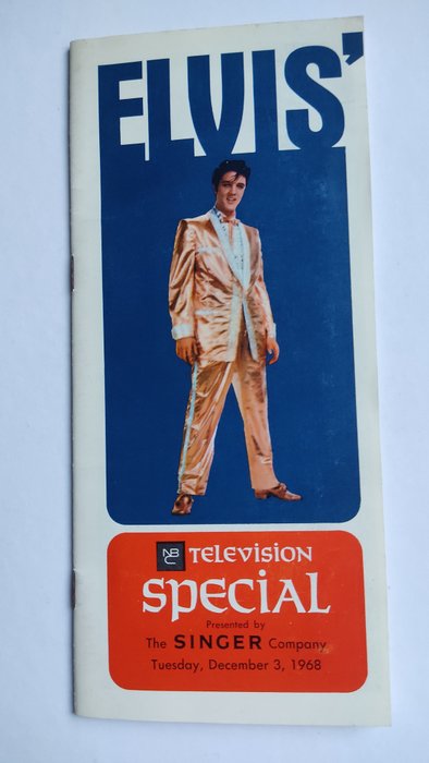 Elvis Presley - Original US NBC Special Television Program December 3, 1968 - Tour- book - 1968/1968