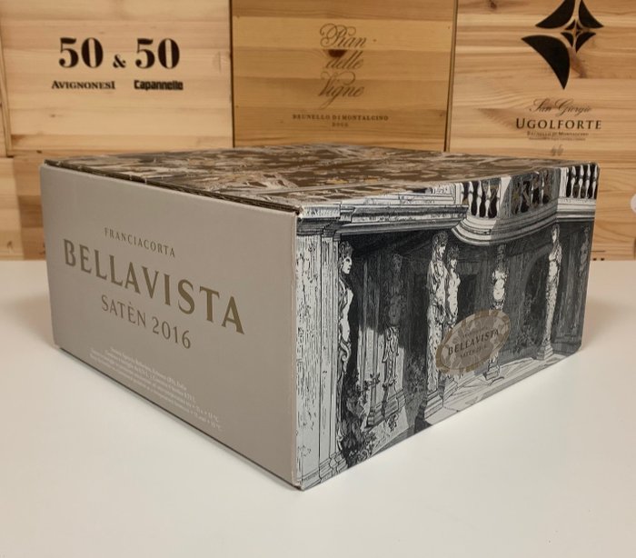 2016 Bellavista - Franciacorta Saten Millesimato - 6 Bottles (0.75L)