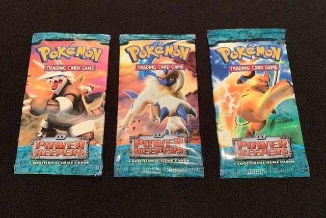 The Pokémon Company - A set of 3 POKEMON "Ex Power Keepers" boosters ! Genuine and sealed !
