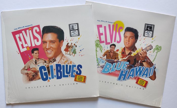 Elvis Presley - GI Bues + Blue Hawaii Collector Edition vinyl LP + Bonus 7" EP - Multiple titles - 7" EP, Limited edition, LP Album - 2001/2001