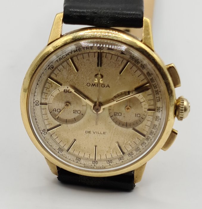 Omega - 18Kt Chronograph - De Ville - Eigenkaliber 320 - 141 009 - Heren - Schweiz um 1967