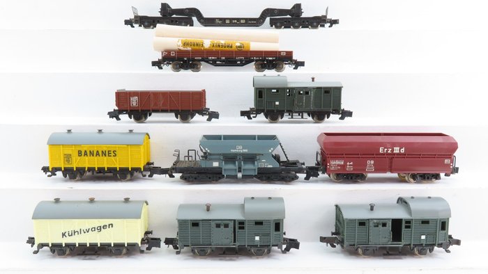 Rokal TT - 203/255/264/321/1281 - Freight carriage - 10-piece - DB