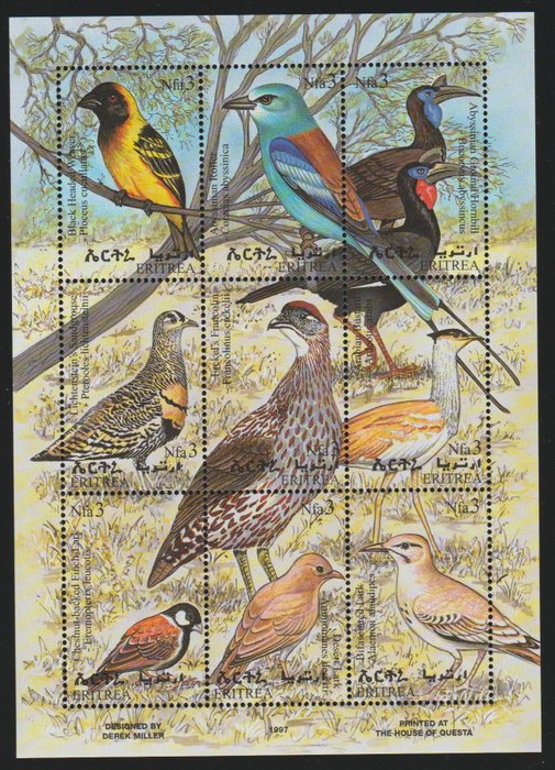 Welt - Collection of Bird stamps and blocks