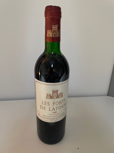 1990 Les Forts de Latour, 2nd wine Chateau Latour - Pauillac - 1 Bottiglia (0,75 litri)