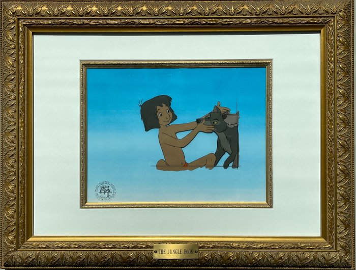 Walt Disney Animation - Original Production Cel - Mowgli - The Jungle Book - (1967)