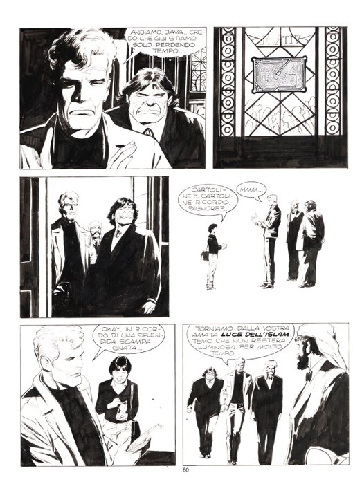 Martin Mystère n. 89 - 3x C.Roi - Tavola Originale "il segreto dei Templari" - Page volante - Exemplaire unique - (1989)