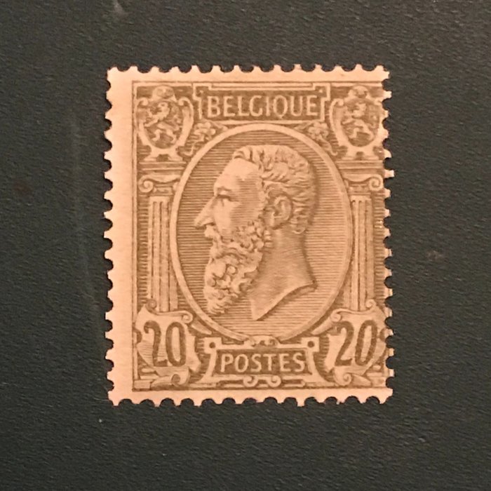 Belgien 1884 - 20 centimes King Leopold II - OBP 47a