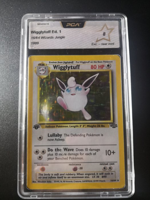 The Pokémon Company - Pokémon - Trading card Wigglytuff 1st ENG - 1999