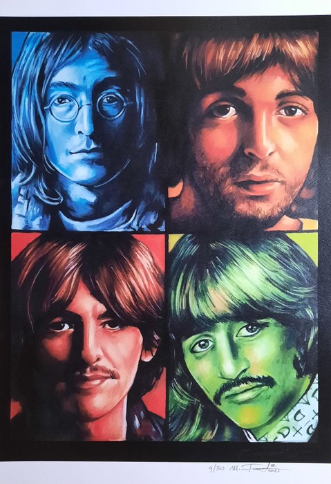 Beatles - Limited print 4/30 The Beatles - Kunstwerk / schilderij - 2021/2021