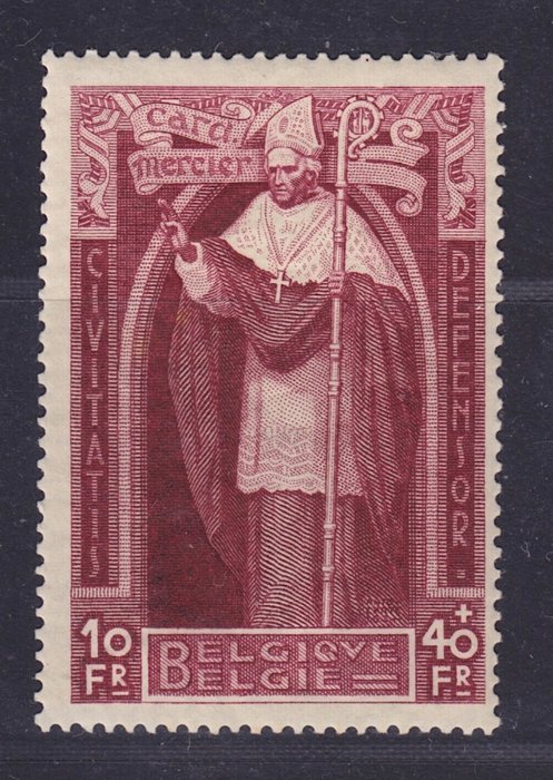 Belgien 1932 - Cardinal Mercier Memorial Fund , Set of 9 - Stanley Gibbons SG605-617
