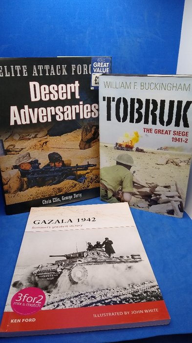 ohne - Bücherkonvolut- Afrika,Rommel,Tobruk,Gazala-DAK- mit vielen Fotos - 2008