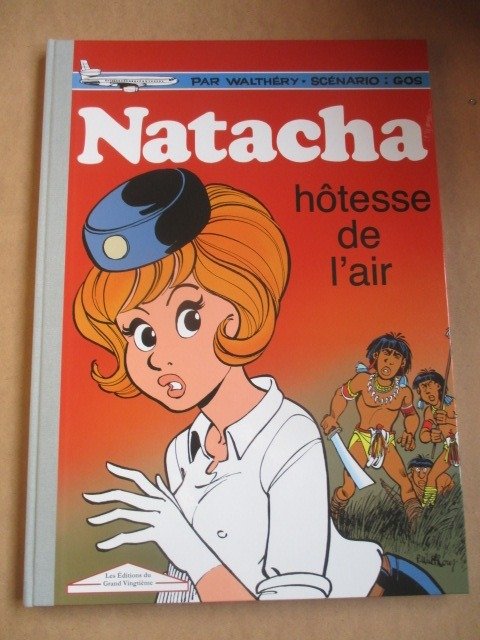 Natacha T1 - Hôtesse de l'air - E.A. + Dédicace - Numéroté & Signé + nombreux bonus - Grand Vingtième - C - TT - (2014)