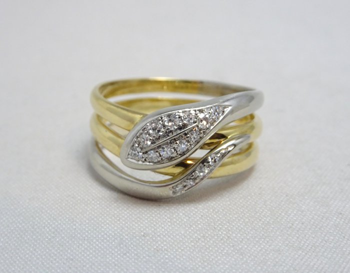 18 kt Gelbgold - Ring - 0.30 ct