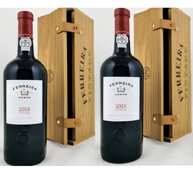 2018 Ferreira Vintage Port - 2 Bottiglie (0,75 L)
