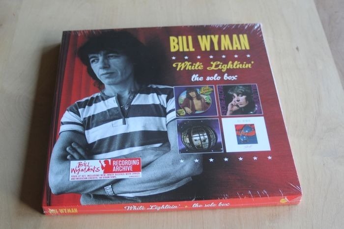 Bill Wyman - White Lightnin' (The Solo Box) SIGNED! - Coffret limité, Édition limitée, LP Box Set, Photo - 1974/2017