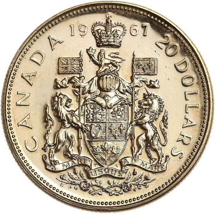 Kanada. 20 Dollars 1967 Elizabeth II