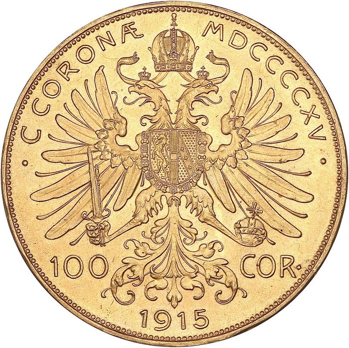 Österreich. 100 Corona 1915 Franz Joseph I