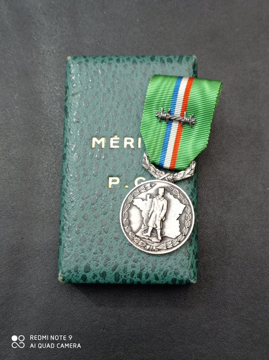 Francia - Ejército/Infantería - Medalla de prisionero de guerra de la Segunda Guerra Mundial 39/45 (9.10N) - 1945