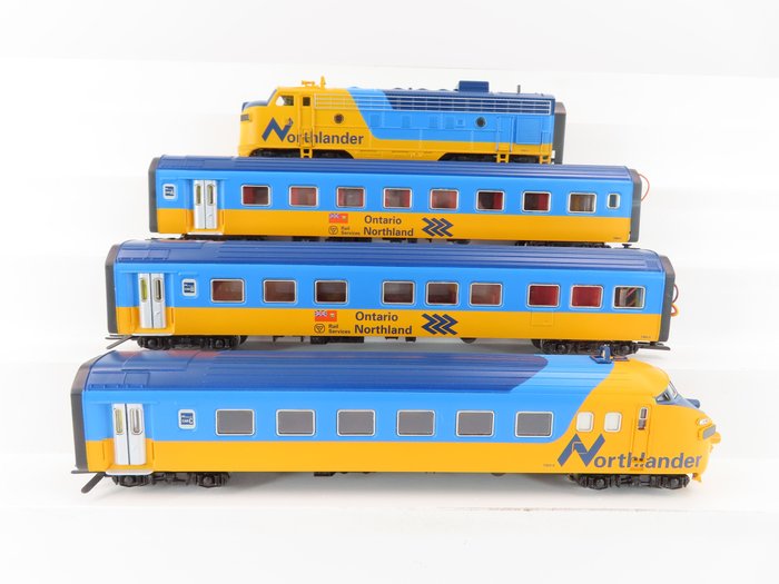 Märklin H0 - 37500 - Train unit - Four-piece diesel train "Northlander" - Ontario Northland Railroad