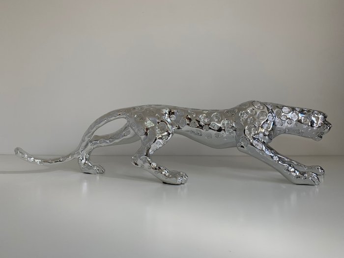Scultura, Leopardo (1) - Contemporaneo - colata in resina
