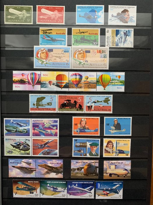 World 1950/2010 - Topical stamps airplanes