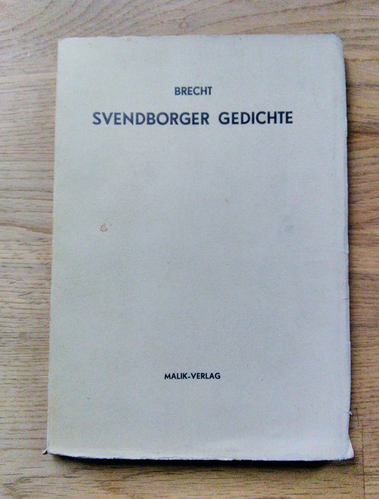 Bertold Brecht - Svendborger Gedichte - 1939