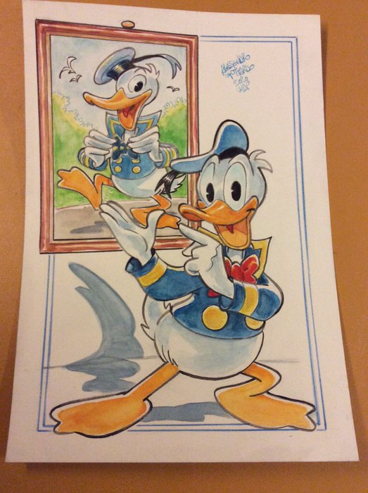 Donald Duck - “Lo spavaldo” - Page volante - Exemplaire unique - (2020/2020)