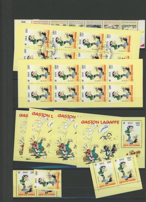 Frankreich - Varied set of modern stamps, fictional, etc...