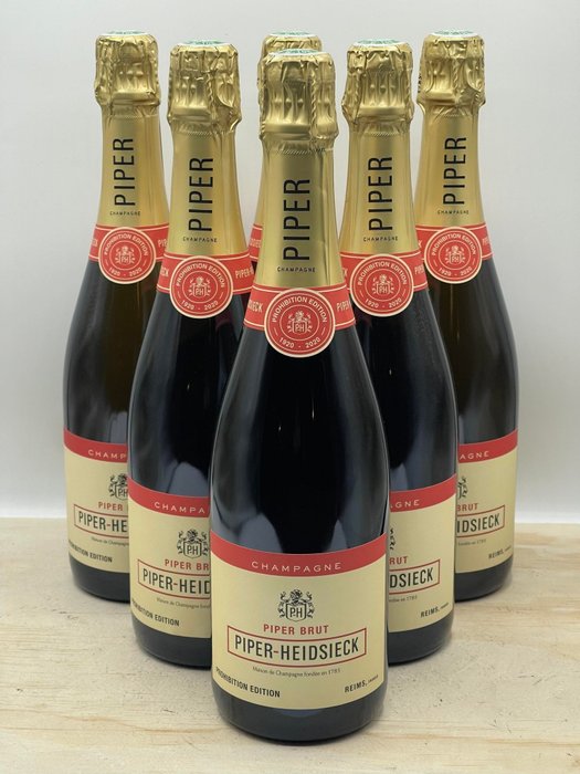 Piper-Heidsieck Prohibtiion - Champagne Brut - 6 Bottles (0.75L)