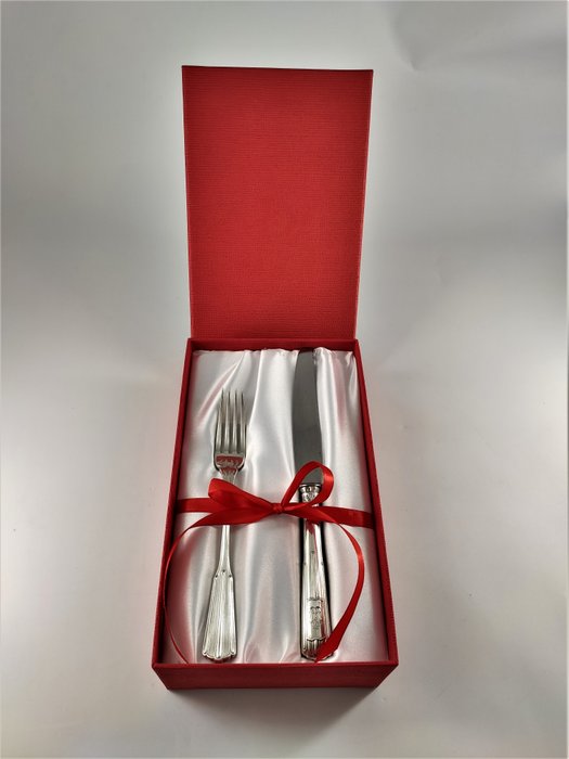 Cutlery set, Antique with Diana's hallmark. - .800 silver - Austria - Early 20th century