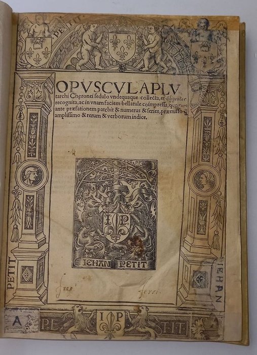 Plutarchus - Opuscola Plutarchi Cheronei Sedulo Undequaque Collecta... - 1526