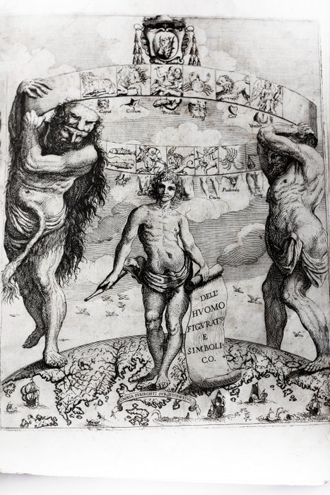 Ottavio Scarlattini - L'huomo, e sue parti - 1683