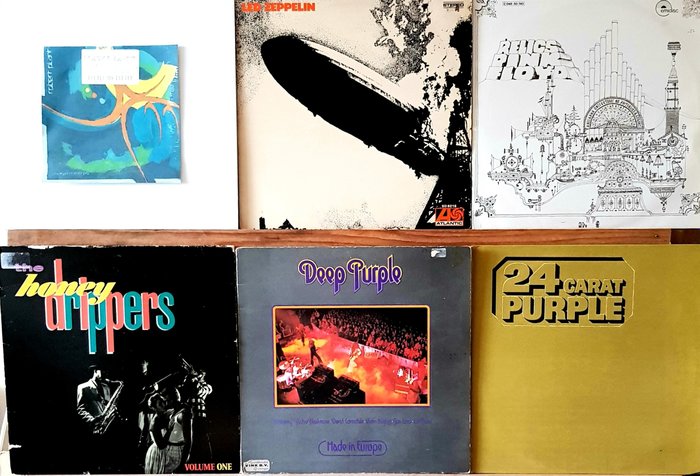 Deep Purple & Related, Led Zeppelin & Related, Pink Floyd - Diverse Titel - LP's - 1975/1985
