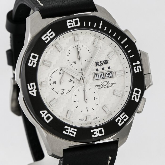 Preview of the first image of RSW - Nazca - Valjoux automatic - RSW4450B-SBL-1 - "NO RESERVE PRICE" - Men - 2011-present.