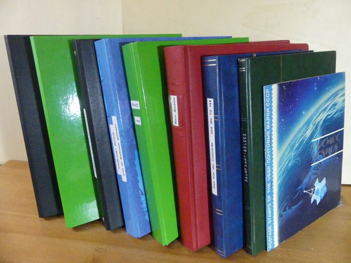 Motif Aérospatial, Espace - Collection in various ring binders and album
