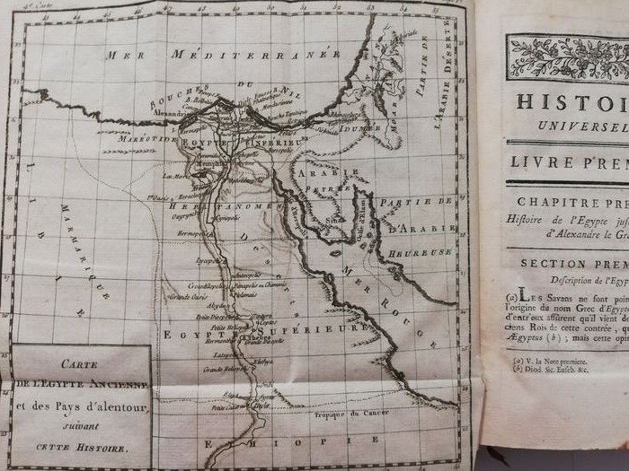 vari - Histoire universelle: histoire d’Egypte, de Canaan, des Philistines, etc. - 1779