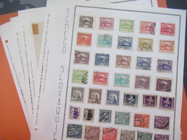 Tsjecho-Slowakije - stamp collection