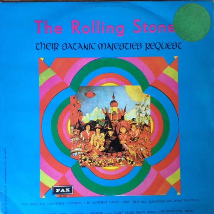 De Rolling Stones - Their Satanic Majesties Request [extremely rare original 1967 Israelien  pressing] - LP Album - 1967/1967